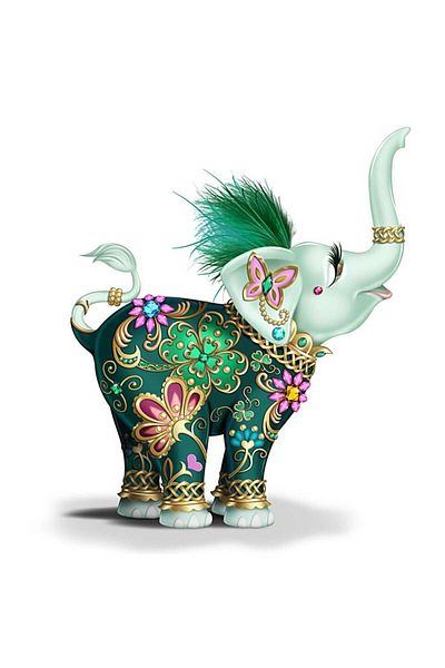 MARCEL SANAT Baby Elephant Diamond Mosaic Painting 51x51cm