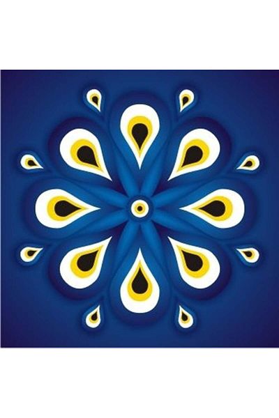 MARCEL SANAT Small Size Evil Eye Bead Pattern Diamond Mosaic Painting 30x30cm