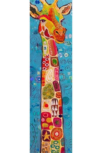 MARCEL SANAT Long Giraffe Diamond Mosaic Painting 13x51 Cm