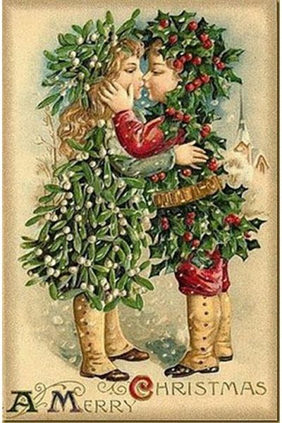 Marcel Kristal Tablo Christmas Tree and Two Cute Little Marcel Art Diamond Mosaic Painting 41x61cm