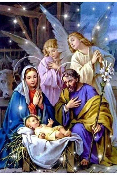 Genel Markalar Hz Isa Pixart Sanat Elmas Mozaik Tablo Diamond Türkiye 40*60