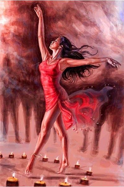 MARCEL SANAT Candlelight Dancing Pixart Art Diamond Mosaic Painting Diamond Turkey 38*58