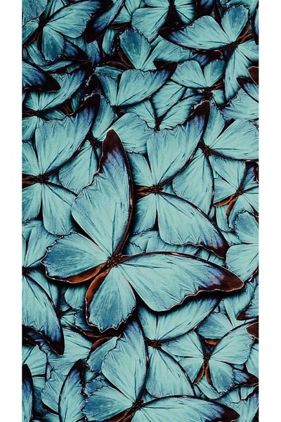 Marcel Kristal Tablo Blue Butterflies Marcel Art Diamond Mosaic Painting 46x79cm