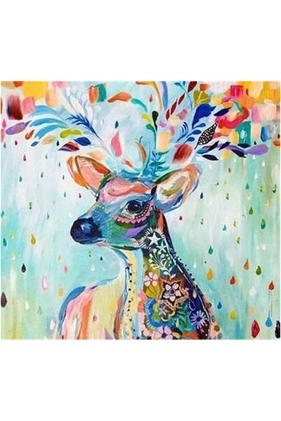 MARCEL SANAT Forest Beauty Deer Diamond Mosaic Painting 56x51 Cm