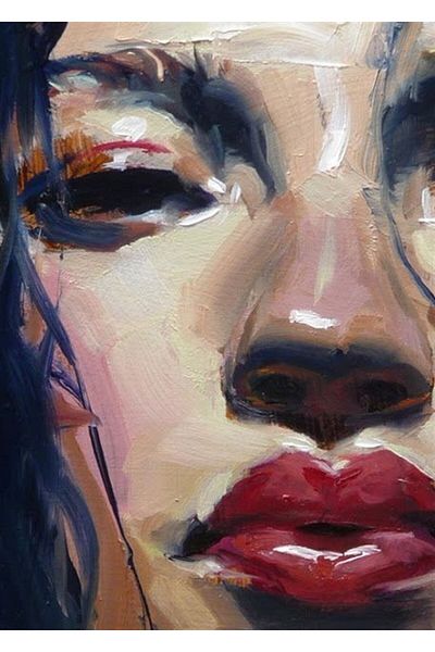 MARCEL SANAT Diamond Mosaic Red Lip Painting - 41x56cm