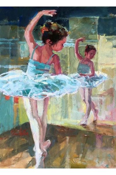 MARCEL SANAT Blue Little Ballerina Diamond Mosaic Painting 41x56 Cm