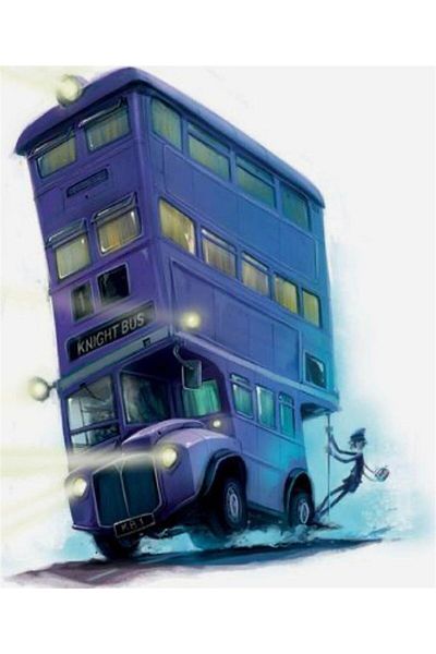 MARCEL SANAT Harry Potter Fast Bus - 51x61 Model