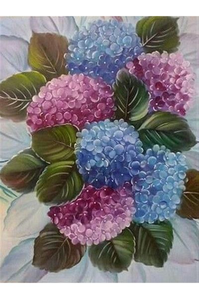 MARCEL SANAT Hydrangeas Diamond Mosaic Painting 40x55cm