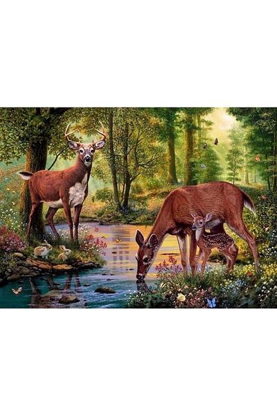 MARCEL SANAT Deers Diamond Mosaic Painting 70x50cm