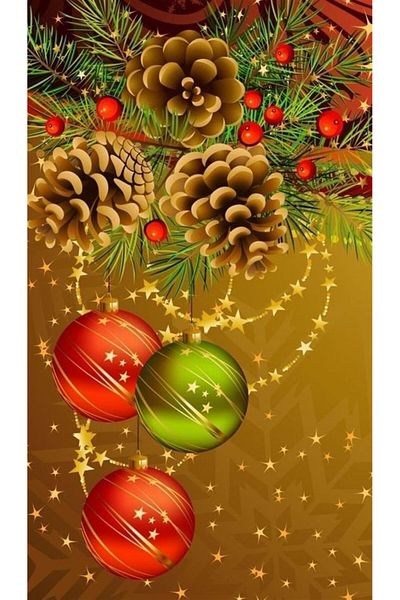 dialands Christmas Ornaments 33x56cm