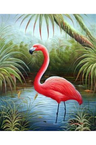 MARCEL SANAT Pink Flamingo Diamond Mosaic Painting 40x50cm