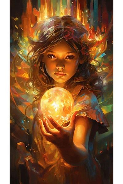 dialands Sphere and Girl-35X60'5Cm-Dm0035