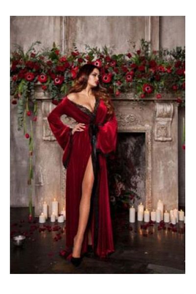 dialands Women in Red Dress
