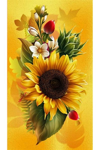MARCEL SANAT Sunflower Diamond Mosaic Painting 30X53 cm
