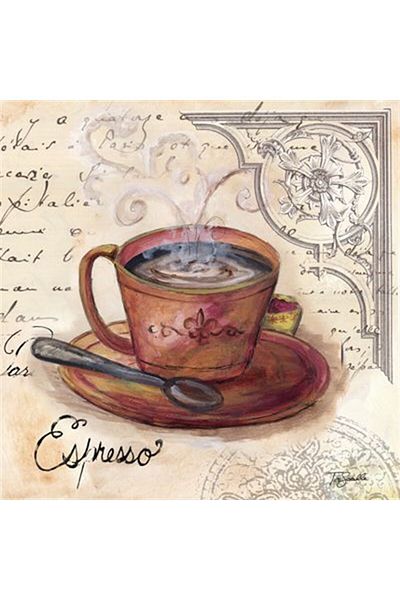 Marcel Kristal Tablo Ζωγραφική μωσαϊκό με διαμάντια Hot Espresso Marcel Art 51x51cm