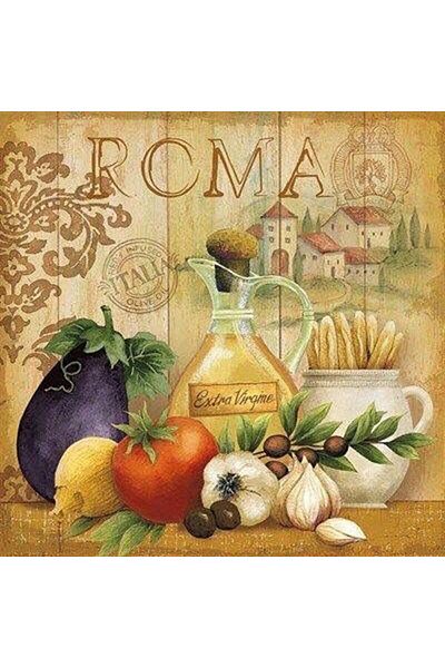 MARCEL SANAT Roma Kitchen Diamond Mosaic Painting 40x40cm