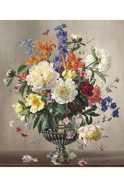 MARCEL SANAT Flower Potporisi Marcel Art Diamond Mosaic Painting 48x56cm