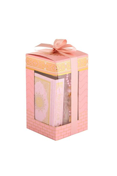 ENSARHAC-UMRE MALZEMELERİ Hediyelik Seccade Kuran-ı Kerim Tesbih Seti