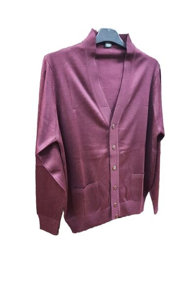 ERKİLET Çift Cepli Triko Baba Ceketi