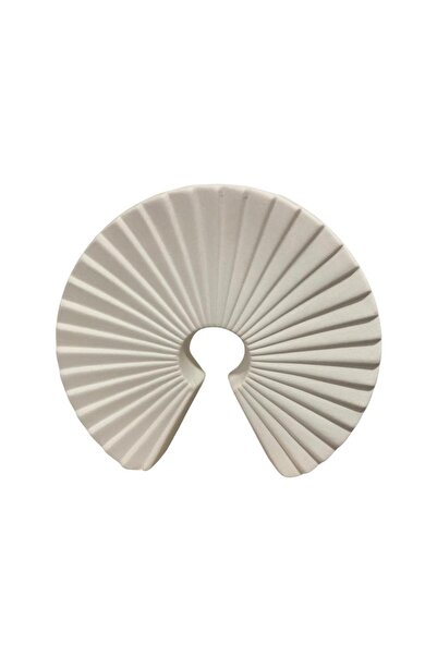 T.Concept Bela keramička vaza - Dekorativan i elegantan zakrivljeni dizajn