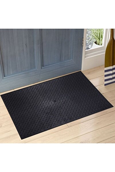 Stepmat Pink Smiley Emoji Double Sided Rubber Door Mat