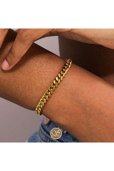 XUPING JEWELRY Cubain Chain Unisex Trend Çelik Bileklik