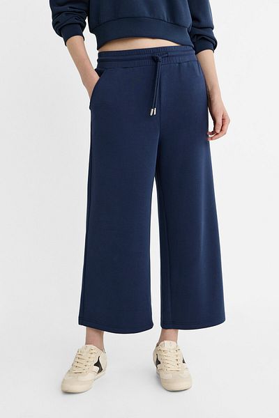 Stradivarius Draped Soft Texture Culotte Pants