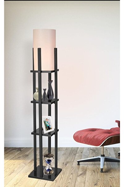 aynur abacur Abajur Raflı Lambader