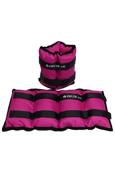 Delta 2 Kg x 2 Pieces Total 4 Kg Hand Foot Wrist Muscle Strengthener Weight Set Sand Weight Bag