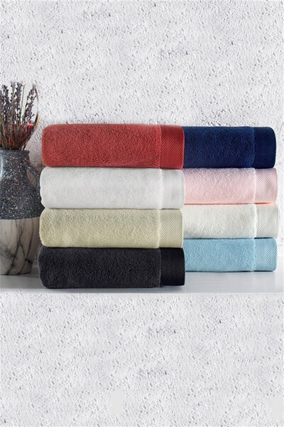 Soft Cotton Micro Havlu Ekru 75*150 Cm