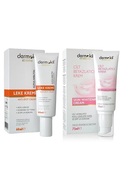 Dermokil Extreme Anti-Spot Blemish Cream 60ml and Skin Whitening Cream 30 Spf 75ml