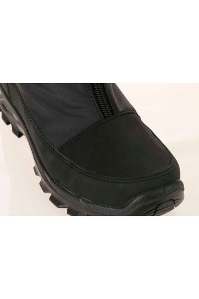 Scooter Düz Su Geçirmez Siyah Kadın Outdoor Ayakkabı Z5547ts Kısa Topuklu (1- 4 cm) Type 4 Casual/Günlük Te