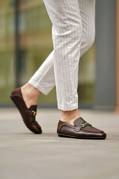 Ahmed Hamdi Bey Dark Brown Men's Leather Shoes