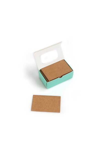 Genel Markalar Boş Kartvizit Kraft 8.5x5.5 (90'LI) (0,12 KG) Beyaz