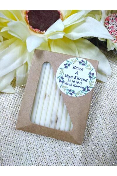 Murat Süs Hediyelik Sabun [100adet] Nikah Söz Kına Şekeri Hatırası