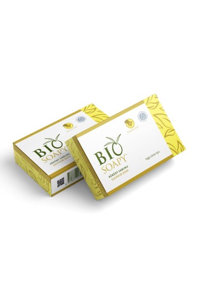 Biosoapy Natural Sulfur Soap Natural 100 gr X 3 Pieces Peeling Effect on Acne Area