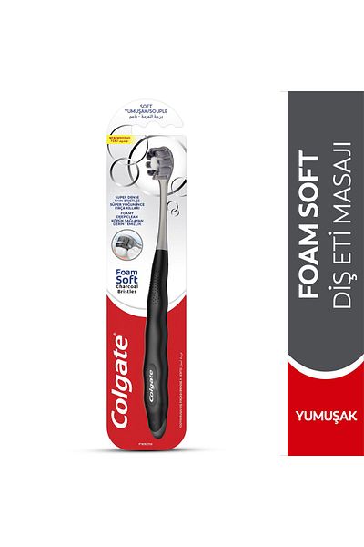 Colgate Black Soft Foam - Gingival Massage and Brush