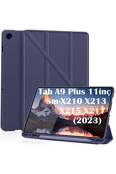 m.tk moveteck Samsung Galaxy Tab A9 Plus 11 inç Uyumlu Kılıf Kalem Bölmeli St...