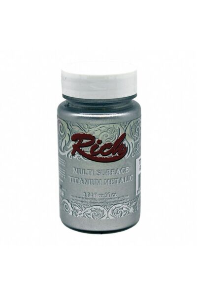 Rich Multi Titanyum Boyası 090 Cc Gümüş