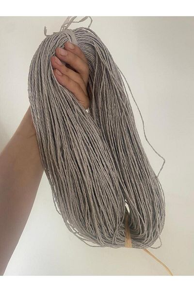 VATOL Paper Rope, Knitting Rope Used for Kraft Products, Bag Rope, Gray Color Paper Rope
