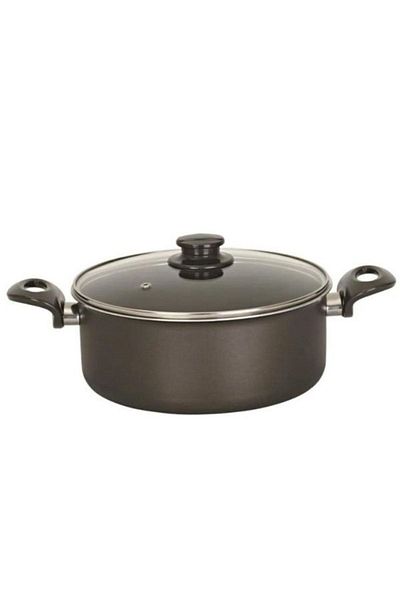 Viyalente Teflon 28 Cm Casserole and 28 Cm Deep Casserole