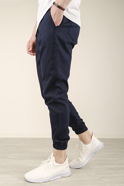 Oksit Wendy Slim Fit Men's Jogger Pants with Elastic Waist and Leg Legs