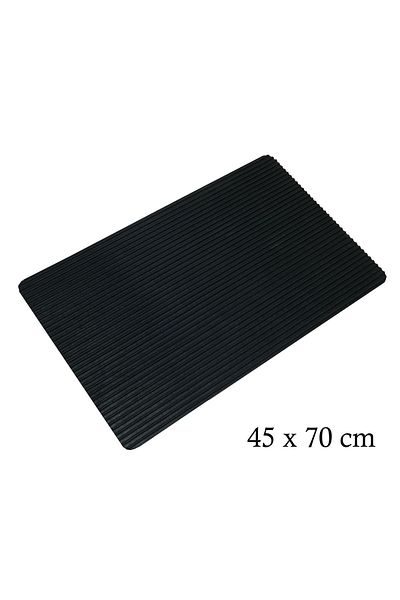 Myfloor Deep Striped Dust, Mud Cleaner and Moisturizing Rubber Door Mat