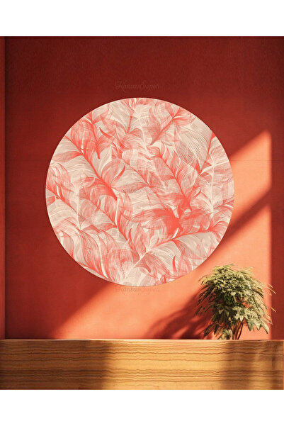 KanvasSepeti ملصق جداري على شكل قماش سميك ذاتي اللصق مزخرف بفن بوهيمي تجريدي