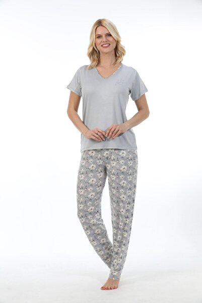 Etoile Σετ γυναικεία πιτζάμα με κοντό μανίκι από μπαμπού, ελαστικό ύφασμα 73214