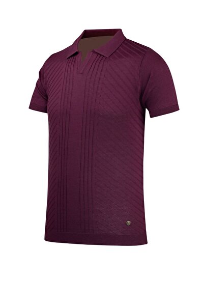 Çizgi Triko Ανδρικά καλοκαιρινά πλεκτά πόλο γιακά κανονική εφαρμογή