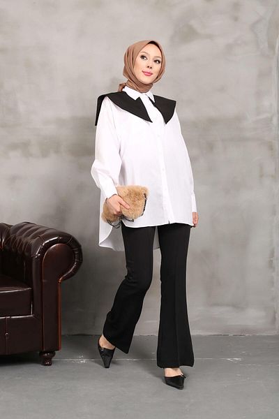 Nergis Neva Butik Τουνίκ με λεπτομέρεια Sailor Collar