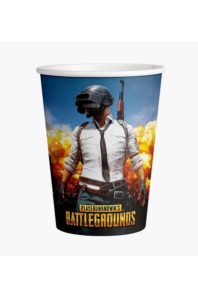Parti Furyası Pubg Party Supplies Cardboard Cup 8 pcs