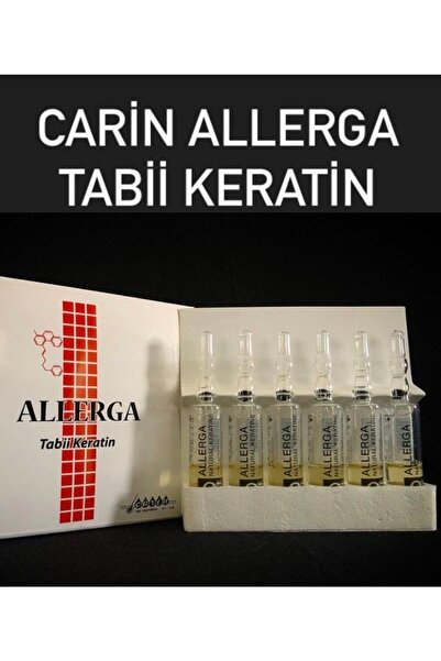 BİOCARİN Allerga Tabii Keratin Saç Bakım Dökülme Önleyici Ampuller 6 Adet Set