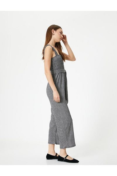 Koton Schwarzer Overall für Damen - 4sal40097ık